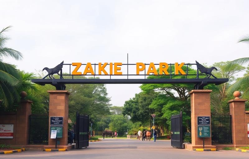 Sri Venkateswara Zoological Park entrance