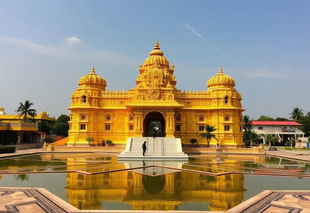 Sripuram Golden Temple of Goddess Lakshmi Narayani in Vellore